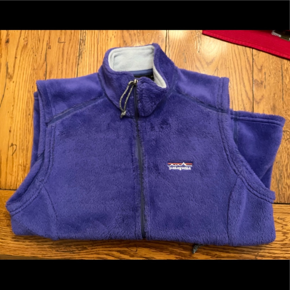 Purple Patagonia vest. Women’s large, runs small.